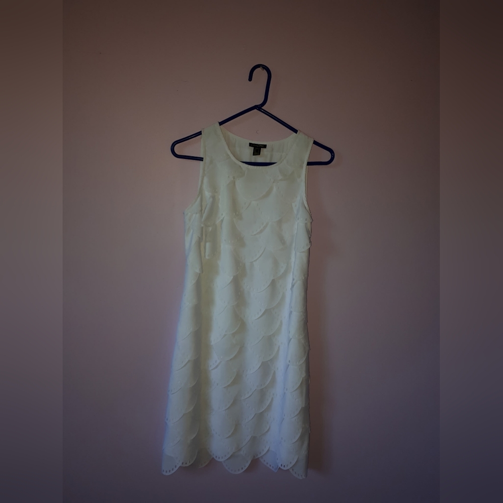 CARTISE, 10, White dress, with cut outs